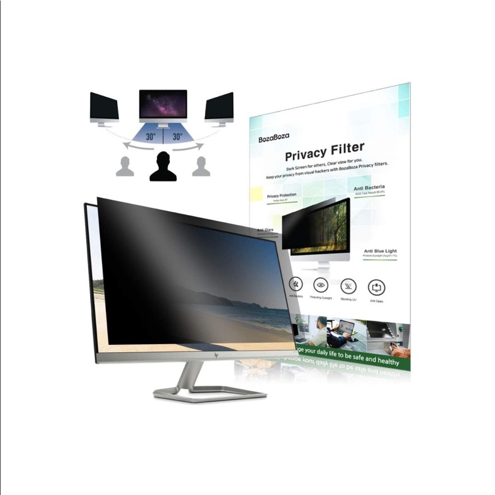 (BOZABOZA) 14" Wide (310 x 175) Privacy Screen Filter